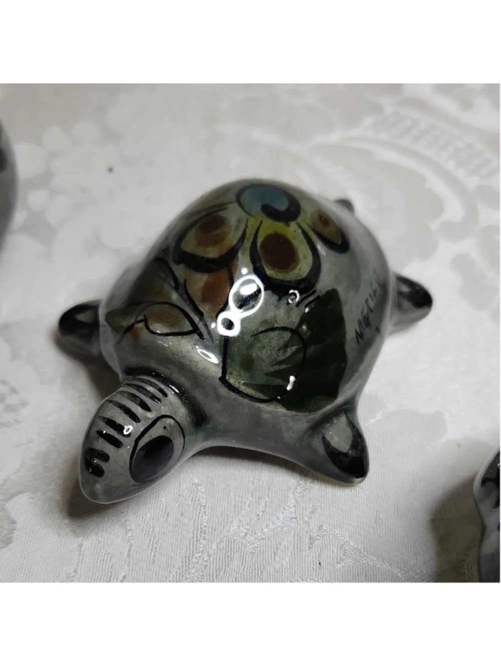 Vintage Tonalá Mexican Pottery Miniatures Set of 3 – Animals Figures Excellent